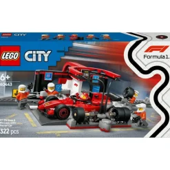LEGO City - F1-depotstopp og -team med Ferrari-bil 60443