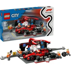 LEGO City - F1-depotstopp og -team med Ferrari-bil 60443