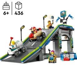 LEGO City - Grenseløs action: Racerbilbane med rampe 60460