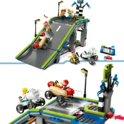 LEGO City - Grenseløs action: Racerbilbane med rampe 60460