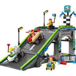LEGO City - Grenseløs action: Racerbilbane med rampe 60460