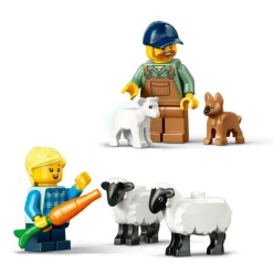 LEGO City - Sett med rød traktor, henger og sau 60461