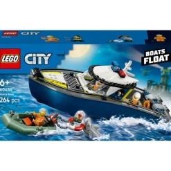 LEGO City - Skurkejakt med politibåt 60456