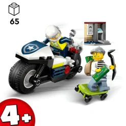 LEGO City - Skurkejakt med motorsykkelpolitiet 60455