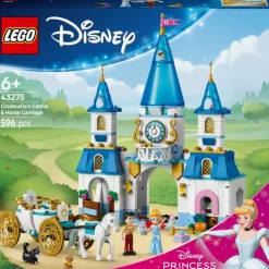 LEGO Disney Princess - Askepotts slott og hestetrukne vogn 43275