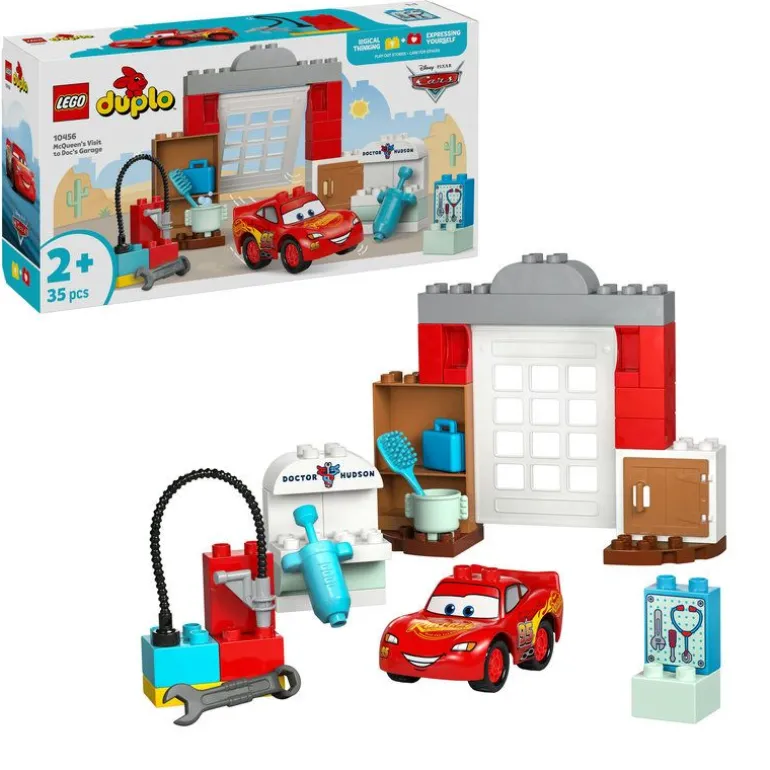 LEGO DUPLO - Disney og Pixars Biler: McQueen besøker Docs verksted 10456