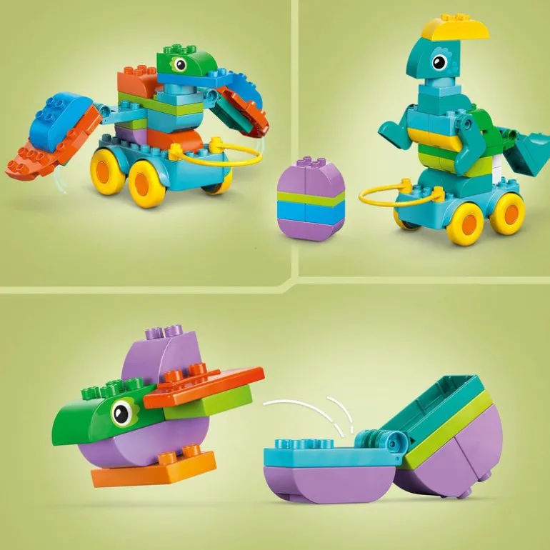 LEGO DUPLO - Town 3-i-1 Dinosaurer på hjul 10451