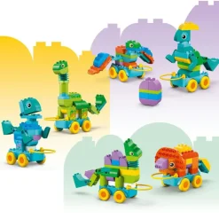LEGO DUPLO - Town 3-i-1 Dinosaurer på hjul 10451