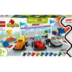 LEGO DUPLO Town - F1 Team med racerbiler og sjåfører 10445