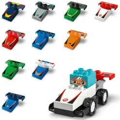 LEGO DUPLO Town - F1 Team med racerbiler og sjåfører 10445