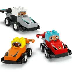 LEGO DUPLO Town - F1 Team med racerbiler og sjåfører 10445