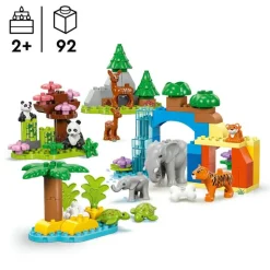 LEGO DUPLO Town - 3-i-1 Villdyrfamilier 10446
