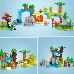 LEGO DUPLO Town - 3-i-1 Villdyrfamilier 10446