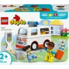 LEGO DUPLO Town - Sykebil med sjåfør 10447