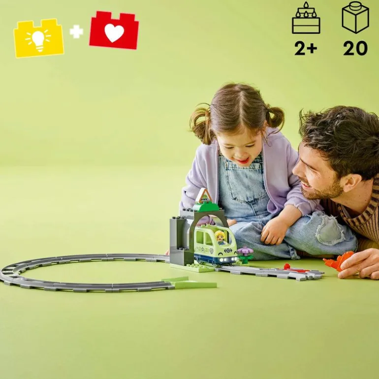 LEGO DUPLO Town - Utvidelsessett med togtunnel og skinner 10425