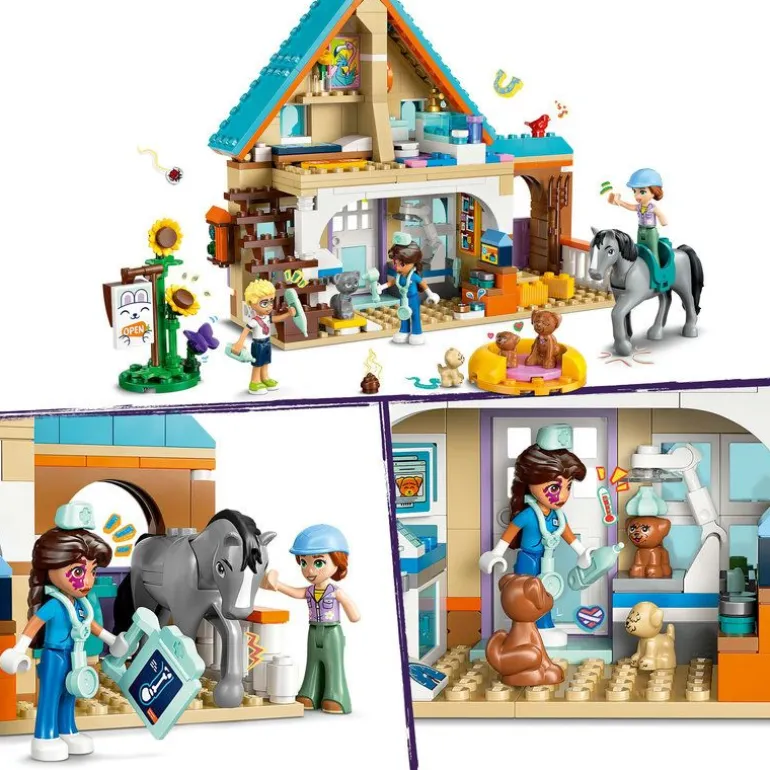 LEGO Friends - Dyreklinikk med hest og kjæledyr 42651