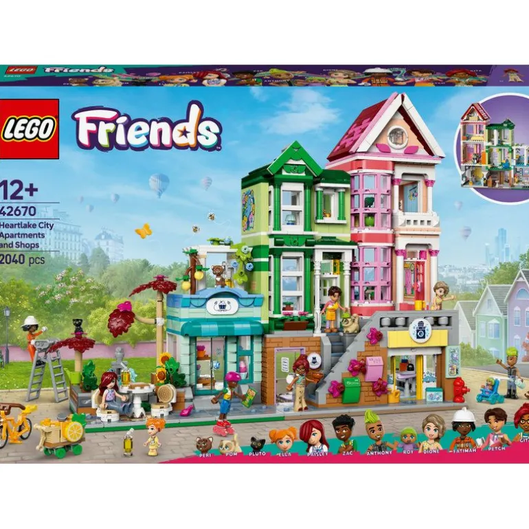 LEGO Friends - Leiligheter og butikker i Heartlake City 42670