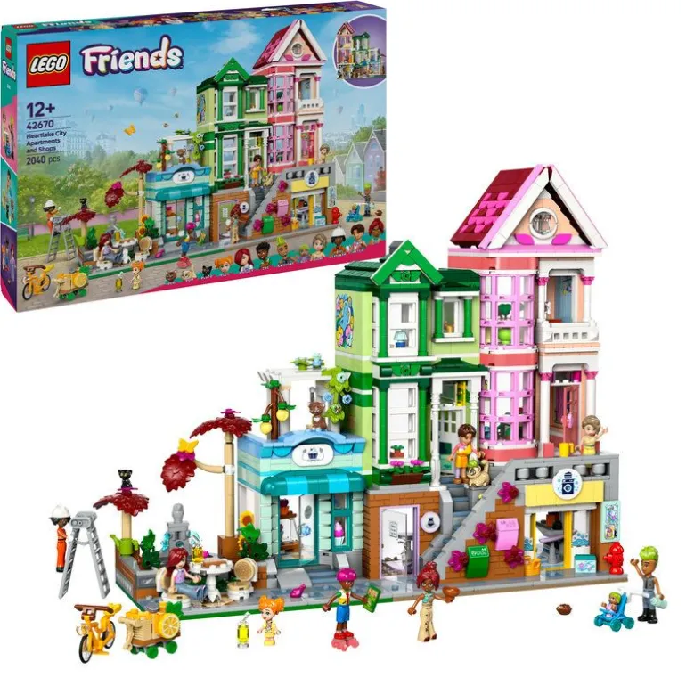 LEGO Friends - Leiligheter og butikker i Heartlake City 42670