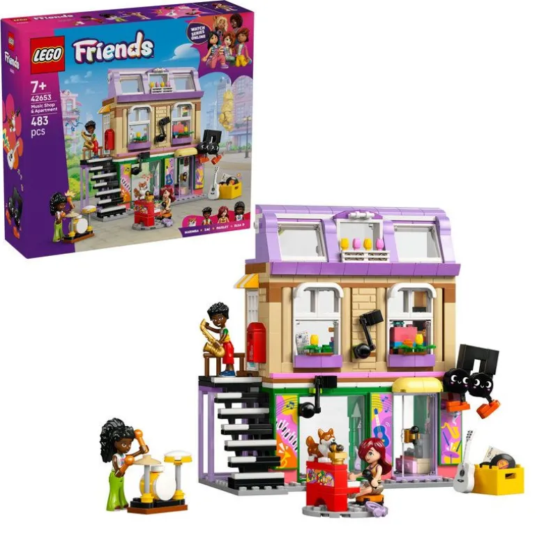 LEGO Friends - Musikkbutikk og leilighet 42653