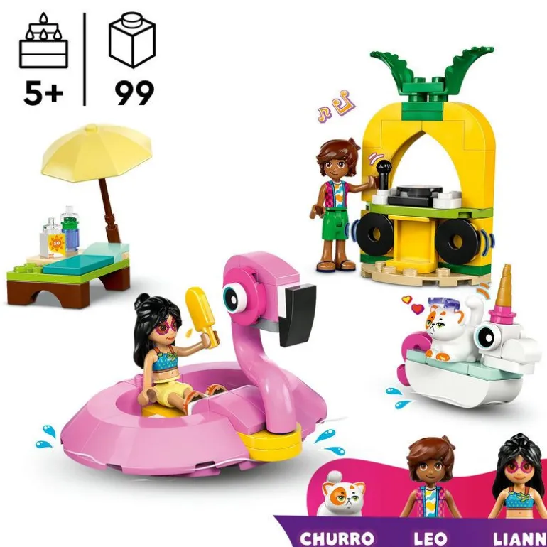 LEGO Friends - Poolparty med enhjørning og flamingo 42658