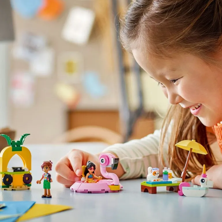 LEGO Friends - Poolparty med enhjørning og flamingo 42658