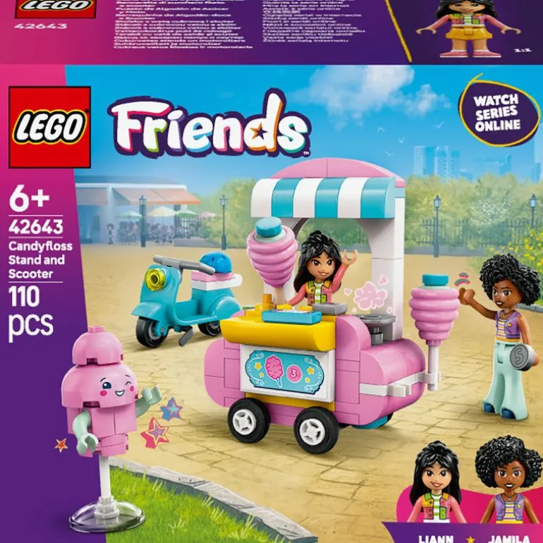 LEGO Friends - Sukkerspinnkiosk og scooter 42643