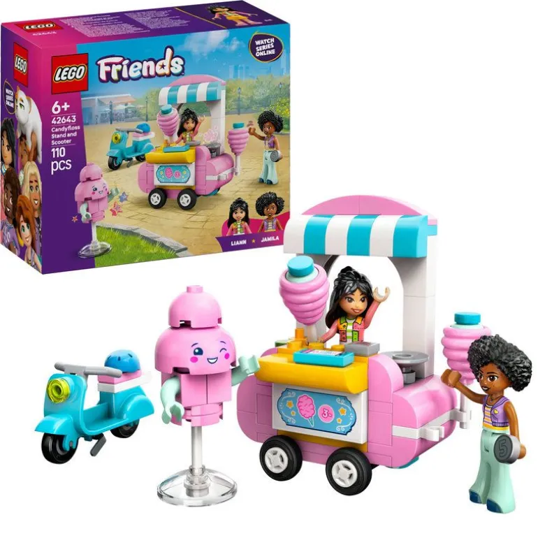 LEGO Friends - Sukkerspinnkiosk og scooter 42643