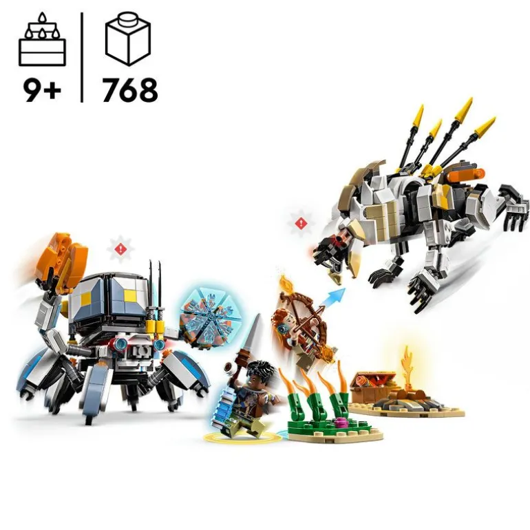 LEGO Horizon - Aloy og Varl mot skallvandrer og sagtann 77037