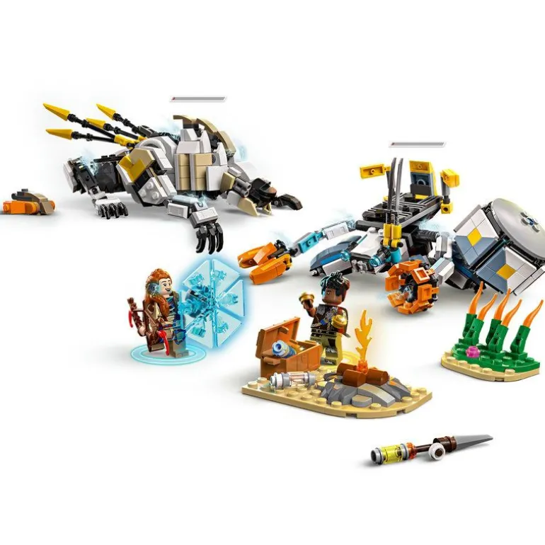 LEGO Horizon - Aloy og Varl mot skallvandrer og sagtann 77037