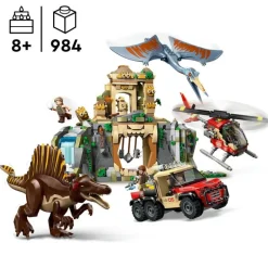 LEGO Jurassic World - Helikopteroppdrag med spinosaurus og quetzalcoatlus 76976
