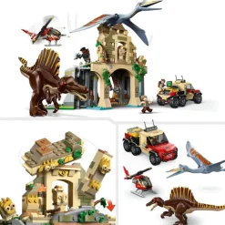 LEGO Jurassic World - Helikopteroppdrag med spinosaurus og quetzalcoatlus 76976