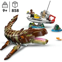 LEGO Jurassic World - På båtjakt etter klossebygd mosasaur 76974