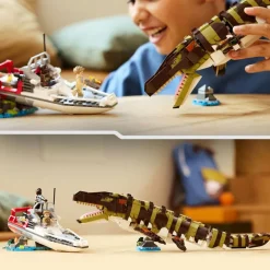 LEGO Jurassic World - På båtjakt etter klossebygd mosasaur 76974
