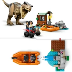 LEGO Jurassic World - På flukt fra t. rex, byggesett 76975