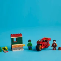 LEGO Marvel - Iron Man med motorsykkel og Hulken 76287