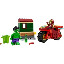 LEGO Marvel - Iron Man med motorsykkel og Hulken 76287