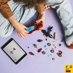 LEGO Marvel - Iron Man-bil og Black Panther mot Red Hulk 76310