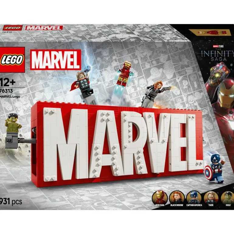 LEGO Marvel - MARVEL logo og minifigurer 76313