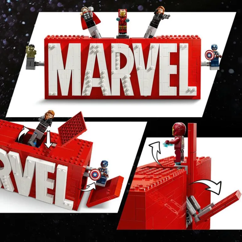 LEGO Marvel - MARVEL logo og minifigurer 76313