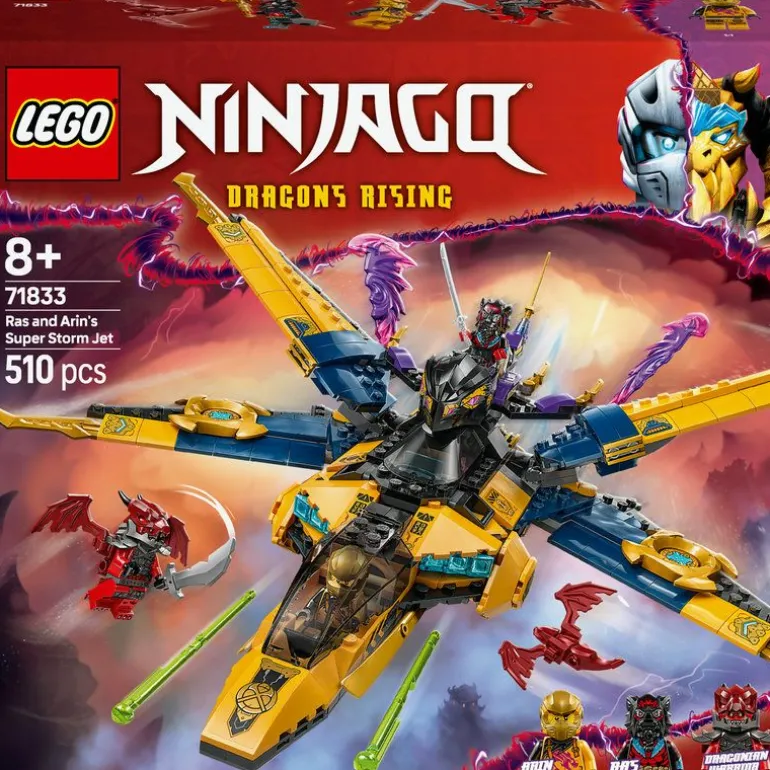 LEGO Ninjago - Ras og Arins superraske stormjager 71833