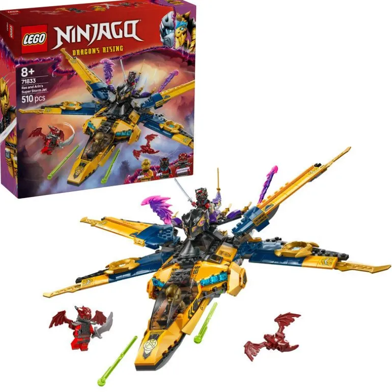 LEGO Ninjago - Ras og Arins superraske stormjager 71833