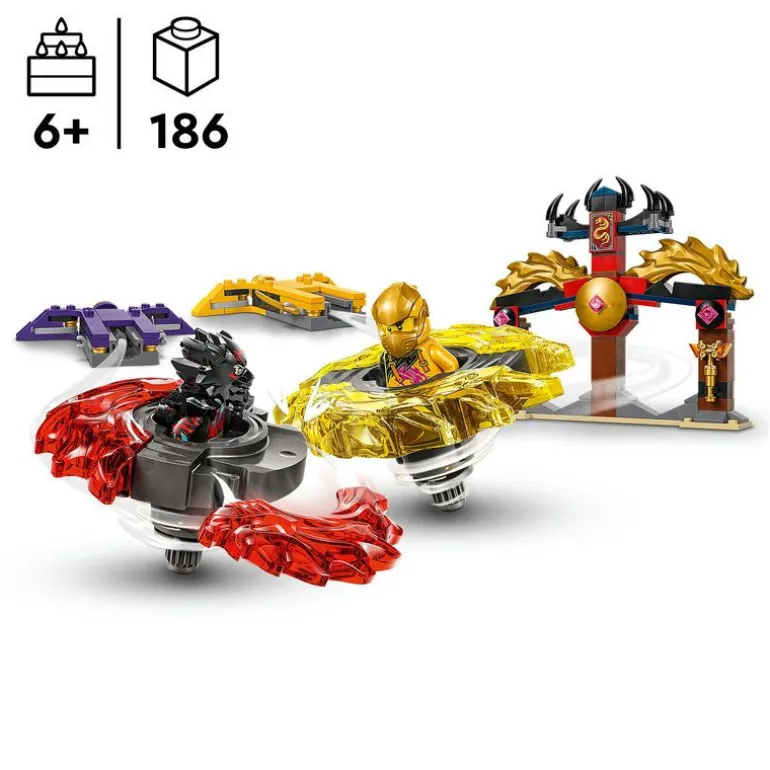 LEGO Ninjago - Stridspakke med Spinjitzu-dragespinnere 71826