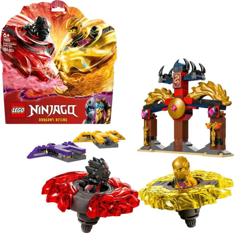 LEGO Ninjago - Stridspakke med Spinjitzu-dragespinnere 71826