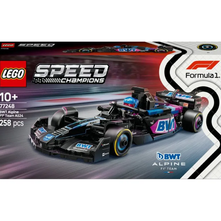 LEGO Speed Champions - BWT Alpine F1 Team A524-racerbil 77248