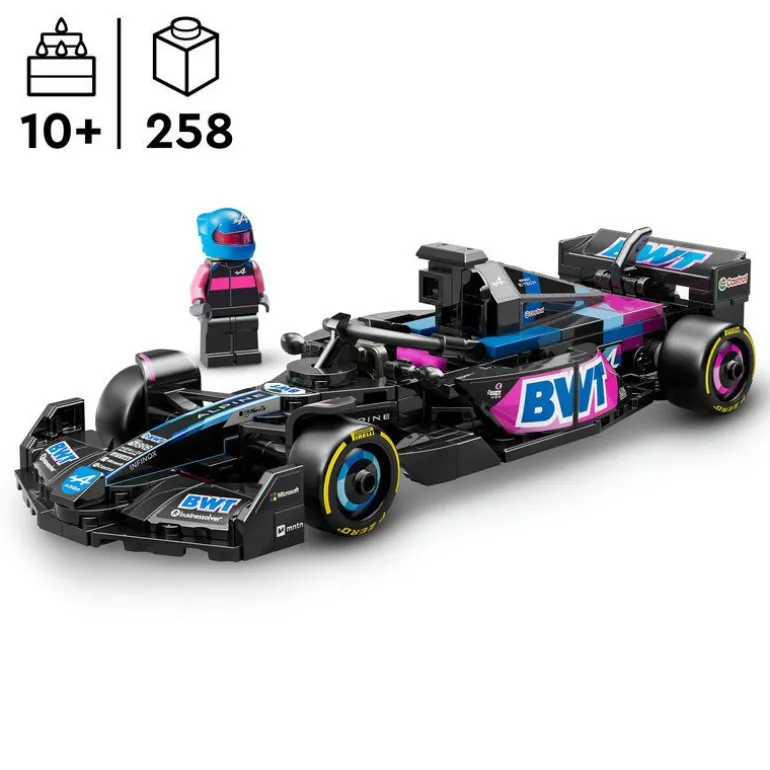LEGO Speed Champions - BWT Alpine F1 Team A524-racerbil 77248