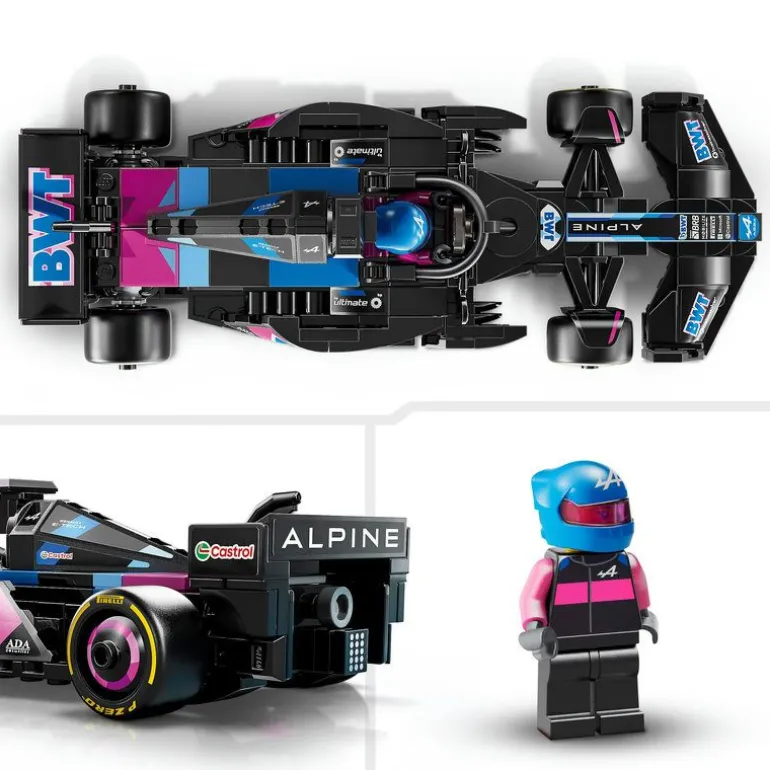 LEGO Speed Champions - BWT Alpine F1 Team A524-racerbil 77248
