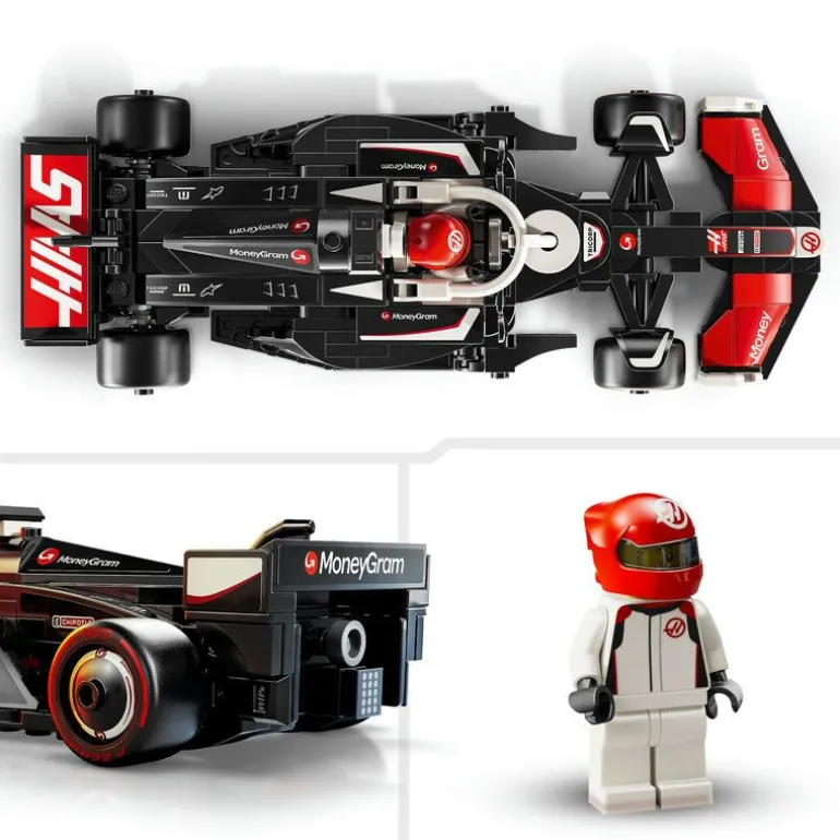 LEGO Speed Champions - MoneyGram Haas F1 Team VF-24-racerbil 77250