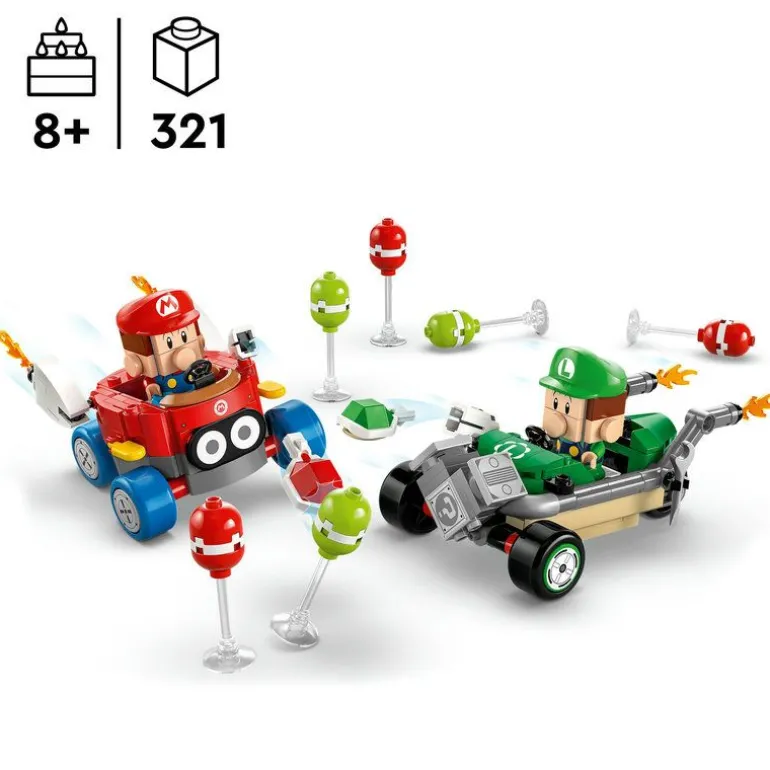 LEGO Super Mario: Mario Kart – Baby Mario mot Baby Luigi 72034