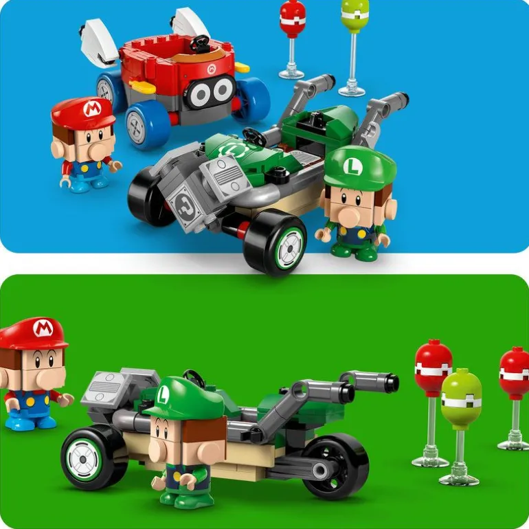 LEGO Super Mario: Mario Kart – Baby Mario mot Baby Luigi 72034