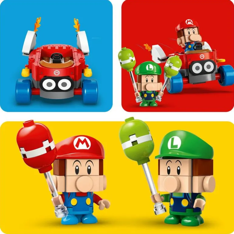 LEGO Super Mario: Mario Kart – Baby Mario mot Baby Luigi 72034